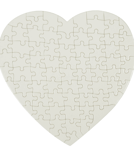 puzzle forma inima
